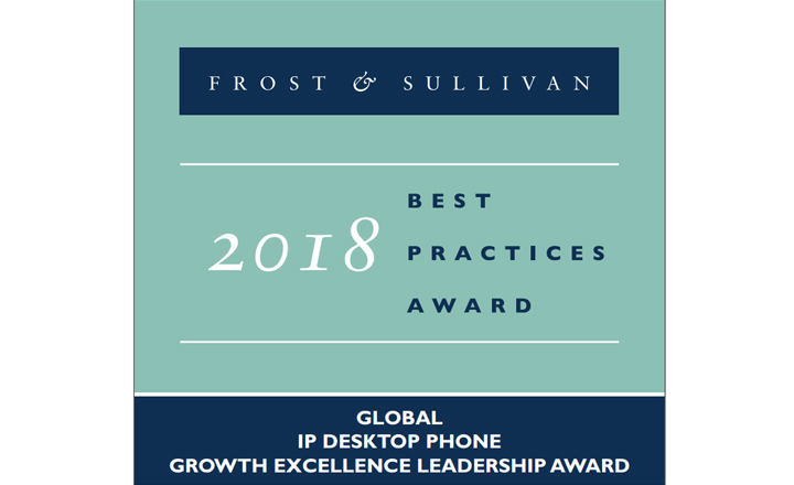 Frost&Sullivan 2018卓越增长领导力奖